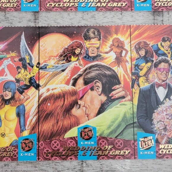 1994 Fleer Ultra X-Men Wedding of Cyclops and Jean Grey Trading Cards - Picture 14 of 15